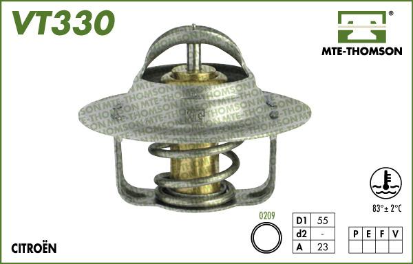 MTE-Thomson VT330.89 - Термостат, охолоджуюча рідина autozip.com.ua
