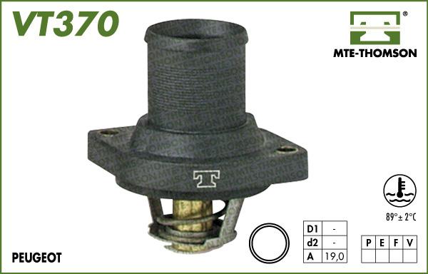 MTE-Thomson VT370.89 - Термостат, охолоджуюча рідина autozip.com.ua