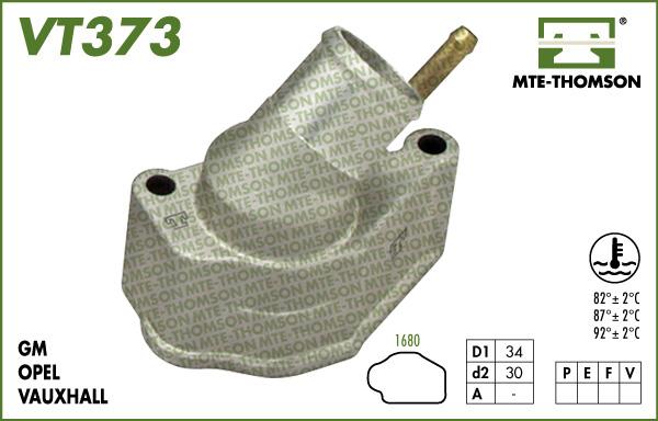 MTE-Thomson VT373.92 - Термостат, охолоджуюча рідина autozip.com.ua