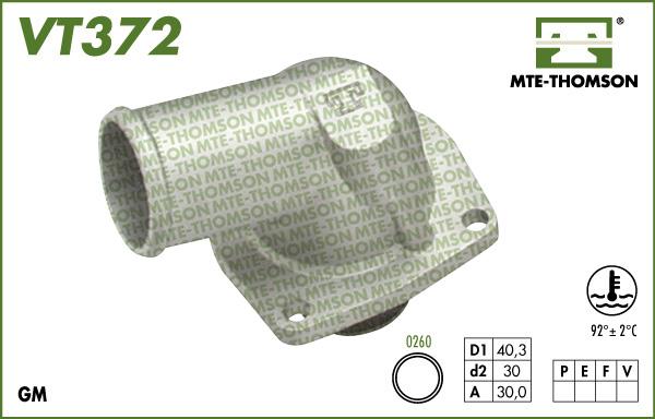 MTE-Thomson VT372.92 - Термостат, охолоджуюча рідина autozip.com.ua