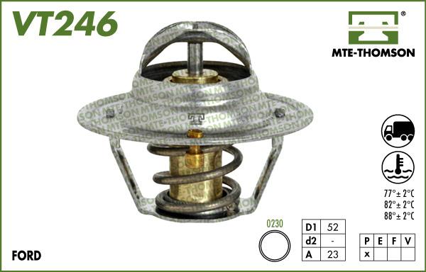 MTE-Thomson VT246.88 - Термостат, охолоджуюча рідина autozip.com.ua
