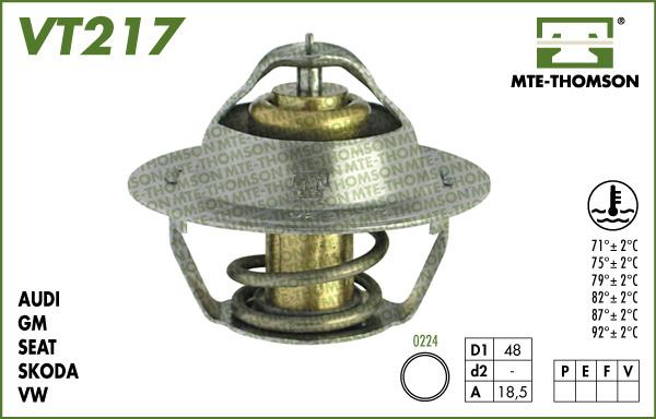 MTE-Thomson VT217.92 - Термостат, охолоджуюча рідина autozip.com.ua