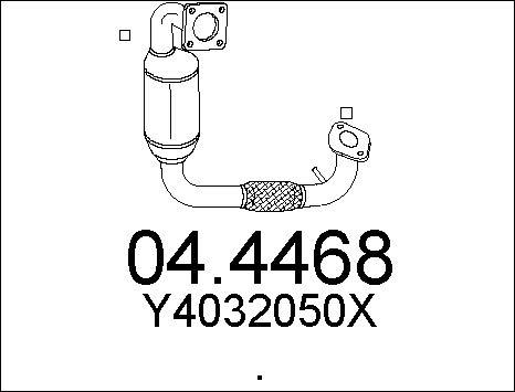 MTS 04.4468 - Каталізатор autozip.com.ua