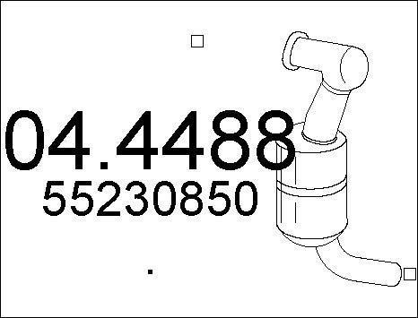 MTS 04.4488 - Каталізатор autozip.com.ua