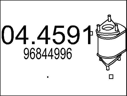 MTS 04.4591 - Каталізатор autozip.com.ua