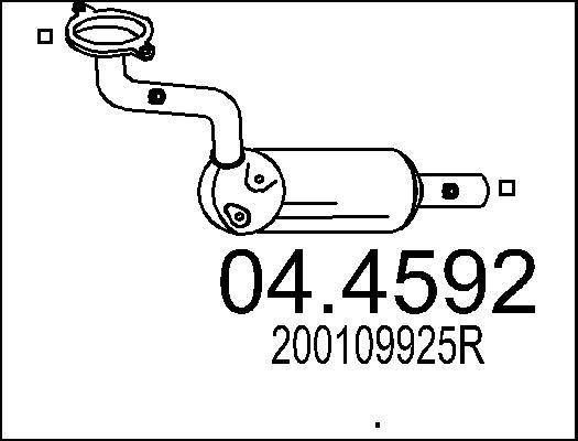 MTS 04.4592 - Каталізатор autozip.com.ua