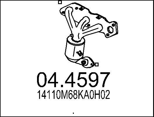 MTS 04.4597 - Каталізатор autozip.com.ua