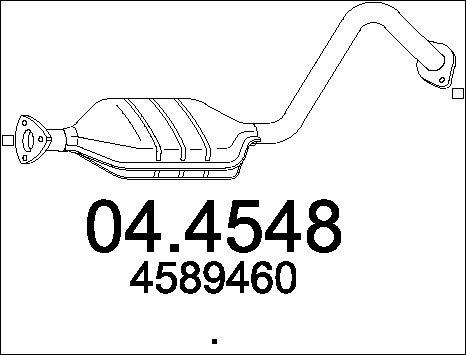 MTS 04.4548 - Каталізатор autozip.com.ua