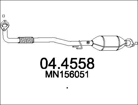 MTS 04.4558 - Каталізатор autozip.com.ua