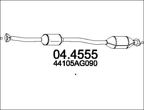 MTS 04.4553 - Каталізатор autozip.com.ua