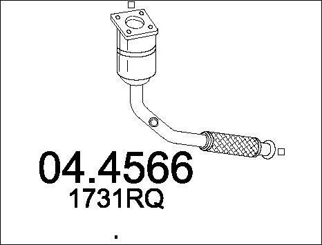 MTS 04.4566 - Каталізатор autozip.com.ua