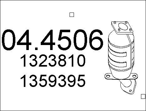 MTS 04.4506 - Каталізатор autozip.com.ua