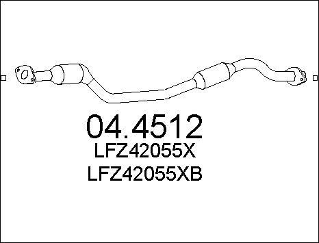 MTS 04.4512 - Каталізатор autozip.com.ua