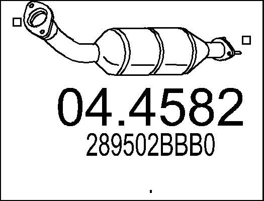 MTS 04.4582 - Каталізатор autozip.com.ua