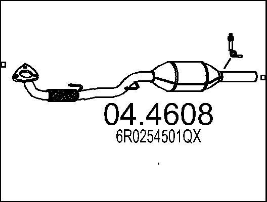 MTS 04.4608 - Каталізатор autozip.com.ua