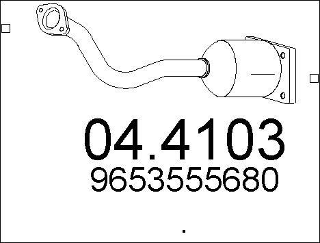 MTS 04.4103 - Каталізатор autozip.com.ua