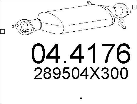 MTS 04.4176 - Каталізатор autozip.com.ua