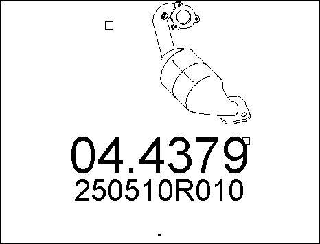 MTS 04.4379 - Каталізатор autozip.com.ua