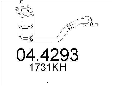 MTS 04.4293 - Каталізатор autozip.com.ua