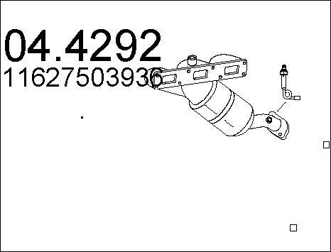 MTS 04.4292 - Каталізатор autozip.com.ua