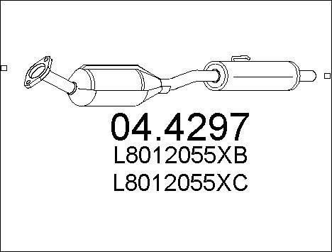 MTS 04.4297 - Каталізатор autozip.com.ua