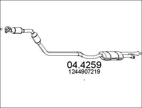 MTS 04.4259 - Каталізатор autozip.com.ua