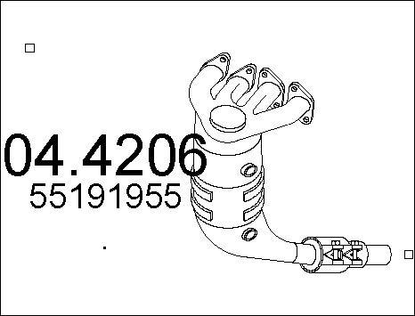 MTS 04.4206 - Каталізатор autozip.com.ua