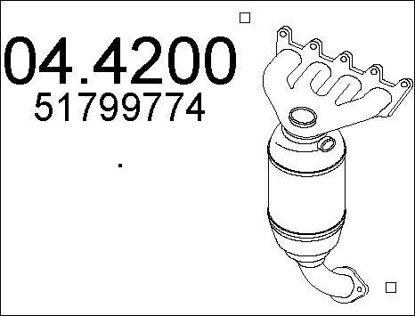 MTS 04.4200 - Каталізатор autozip.com.ua