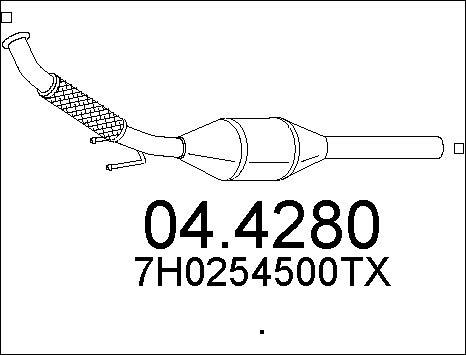 MTS 04.4280 - Каталізатор autozip.com.ua