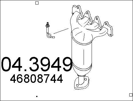 MTS 04.3949 - Каталізатор autozip.com.ua