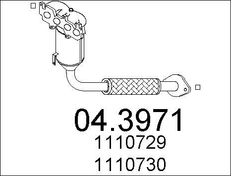 MTS 04.3971 - Каталізатор autozip.com.ua