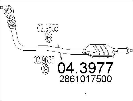 MTS 04.3977 - Каталізатор autozip.com.ua