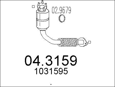 MTS 04.3159 - Каталізатор autozip.com.ua