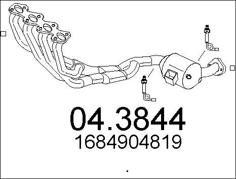 MTS 04.3844 - Каталізатор autozip.com.ua