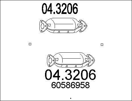 MTS 04.3206 - Каталізатор autozip.com.ua