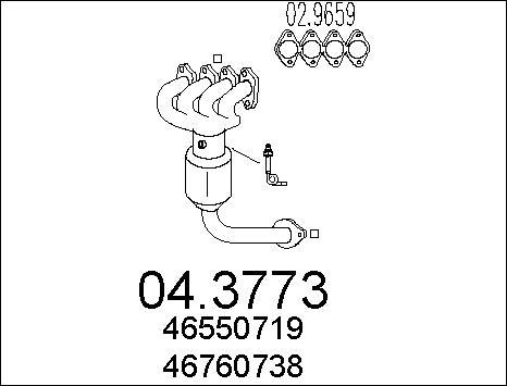 MTS 04.3773 - Каталізатор autozip.com.ua