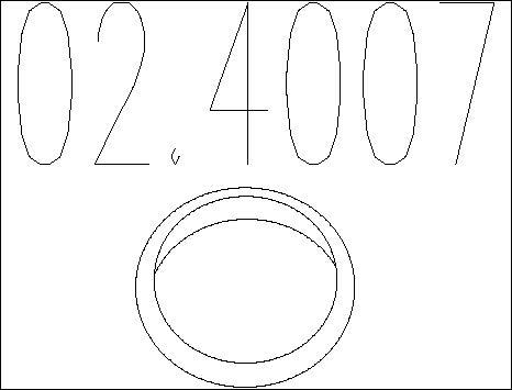 MTS 02.4007 - Кільце ущільнювача, труба вихлопного газу autozip.com.ua