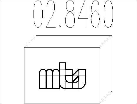 MTS 02.8460 - Монтажний комплект, глушитель autozip.com.ua
