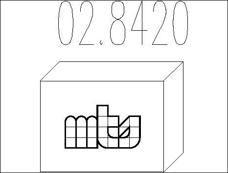 MTS 02.8420 - Монтажний комплект, глушитель autozip.com.ua