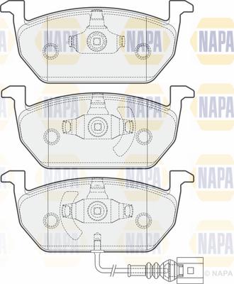 Marshall M2622035 - Гальмівні колодки, дискові гальма autozip.com.ua
