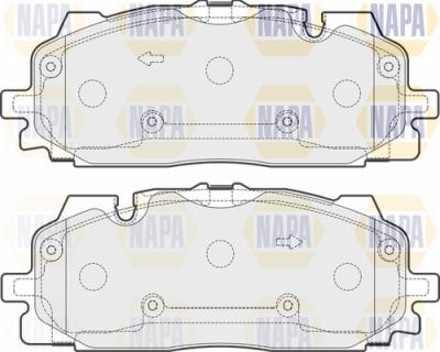 Ashika 500958 - Гальмівні колодки, дискові гальма autozip.com.ua