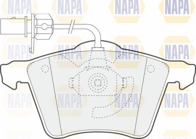 ABE C1W053ABE - Гальмівні колодки, дискові гальма autozip.com.ua