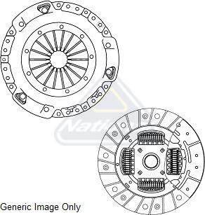 NATIONAL CK10520 - Комплект зчеплення autozip.com.ua