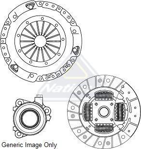NATIONAL CK10520-76 - Комплект зчеплення autozip.com.ua