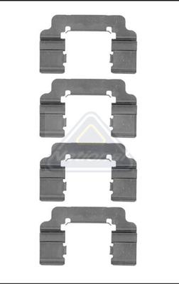 NATIONAL FK3141PK - Комплектуючі, колодки дискового гальма autozip.com.ua