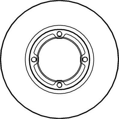 Breck BR 012 SA100 - Гальмівний диск autozip.com.ua