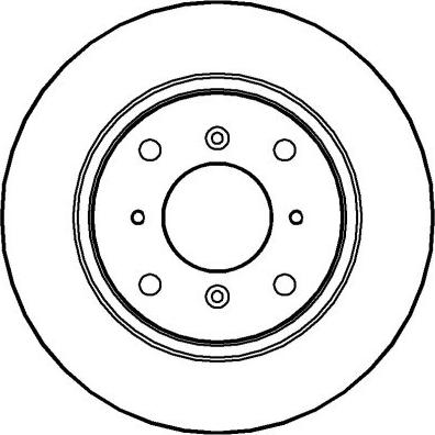 MDR MRD-2410 - Гальмівний диск autozip.com.ua