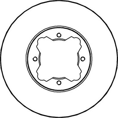 Japanparts J DI-424C - Гальмівний диск autozip.com.ua