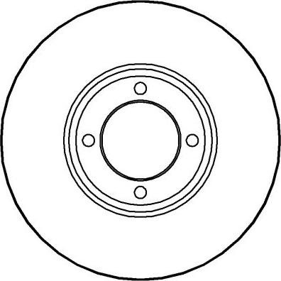 Eurobrake 5815202520 - Гальмівний диск autozip.com.ua