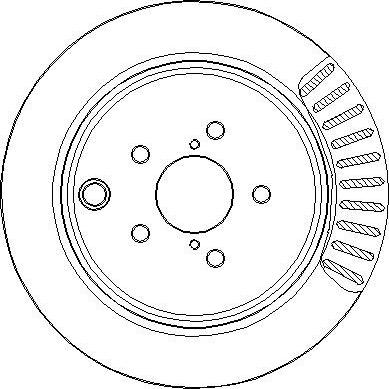 BENDIX 521569 - Гальмівний диск autozip.com.ua